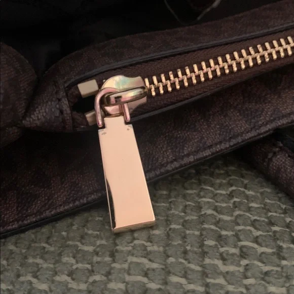 Michael Kors Austin Large Pebbled Leather Satchel - Picture 8 of 15